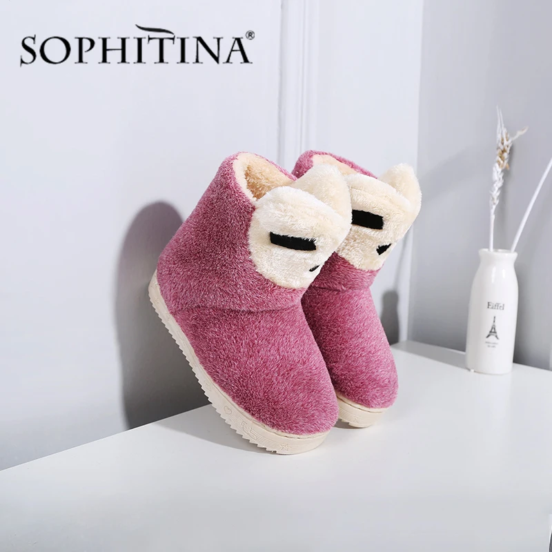 SOPHITINA/новая обувь на плоской подошве Теплая и удобная женская повседневная