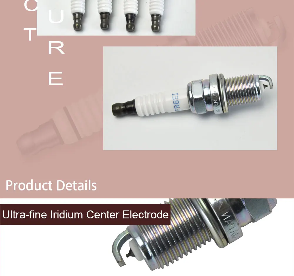 Новая иридиевая Свеча зажигания FR6EI MN163236 MN163235 FR5EI для Mitsubishi Eclipse Endeavor Galant Lancer 4