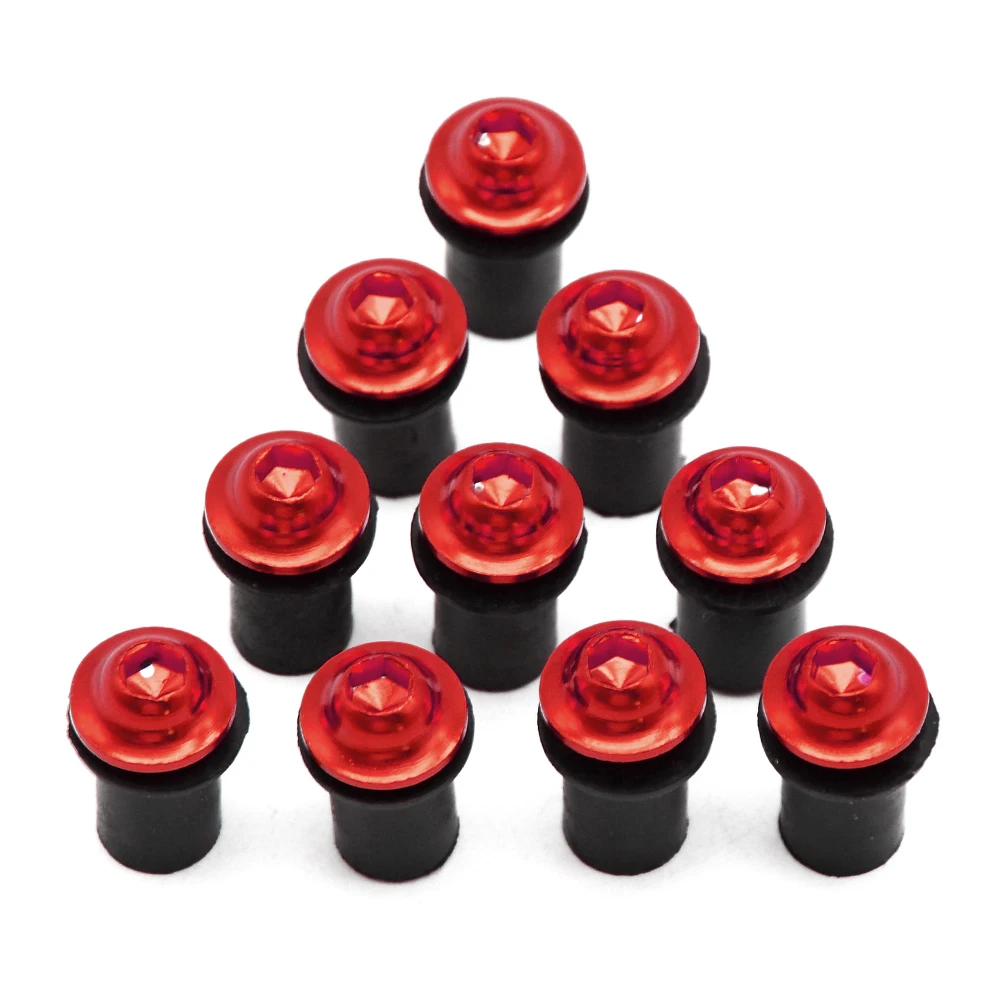 Винты для ветрового стекла мотоцикла винты 10 шт. 5 мм Комплект алюминиевых винтов