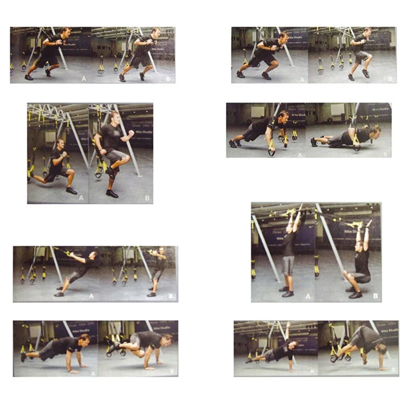 

Home Gym Suspended Pull Rope Suspension Resistance Strength Training Strap Workout Training Household Fitness Equipment