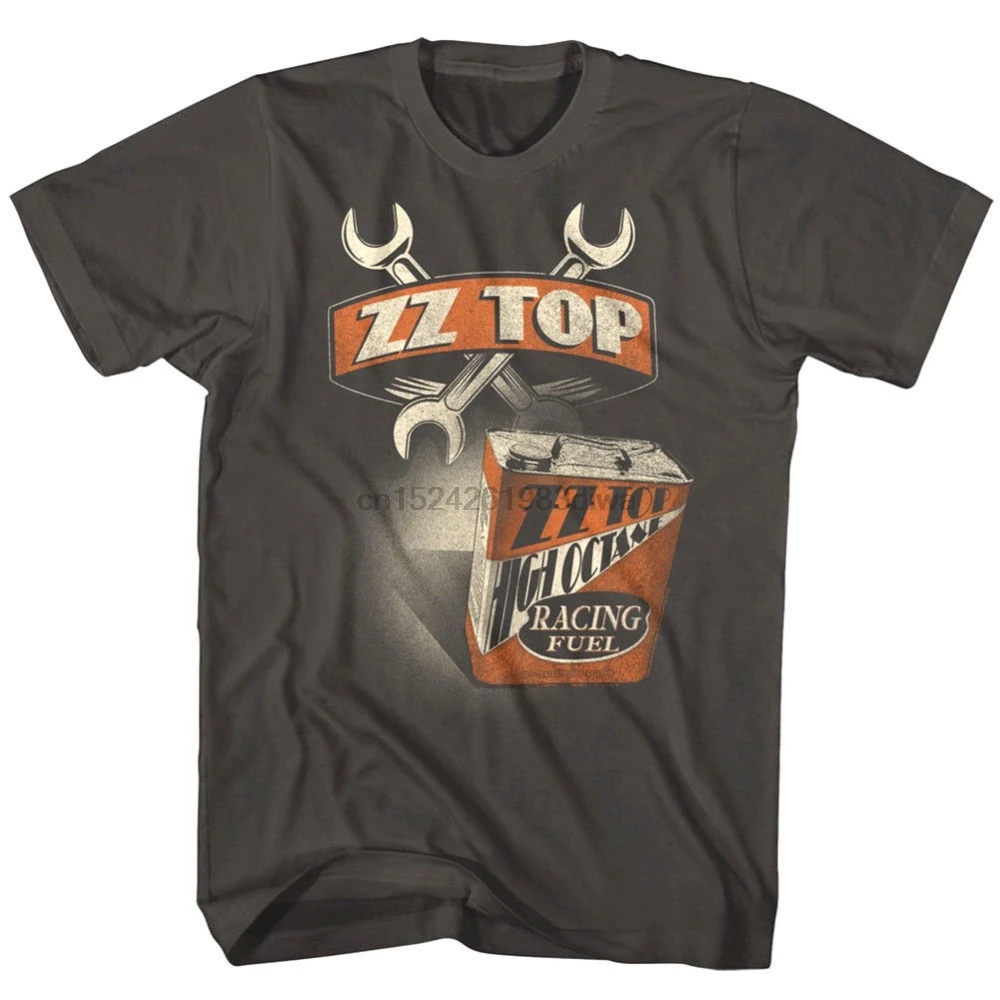

Brand New 2020 Summer Mens Short OFFICIAL ZZ Top High Octane Racer Fuel Men T-shirt Cute T Shirts