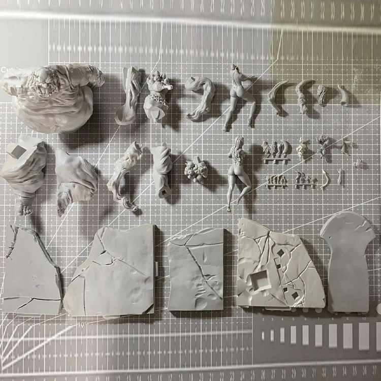 1/24 King of Gluttons фигурка модели из смолы GK Фантазийная тема несобранный и