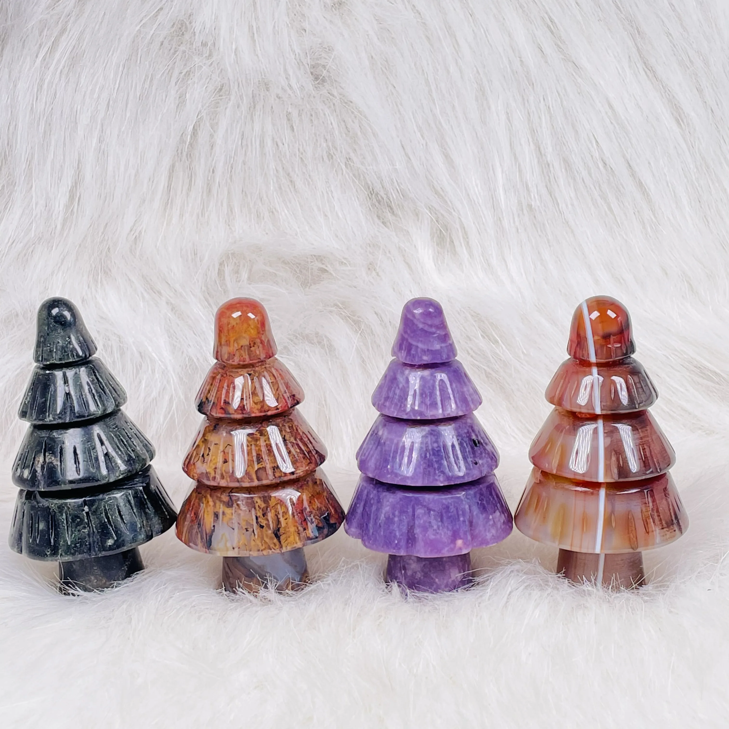 

Рождественская елка из натурального хрусталя ручной работы для Хэллоуина и домашнего декора