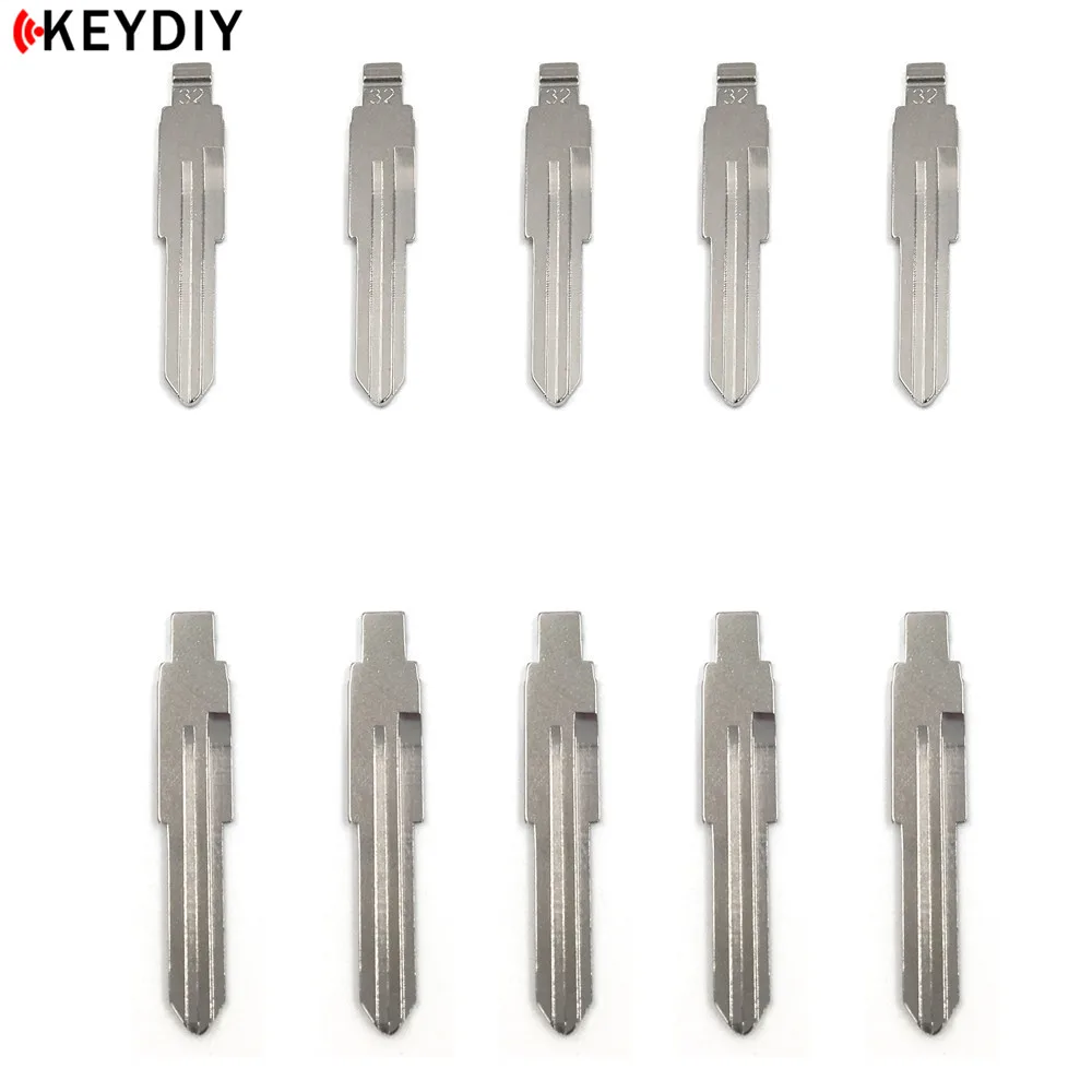 KEYDIY 10 шт./лот металлическая заготовка необработанный откидной ключ KD Remote VVDI