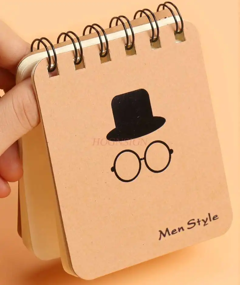 

10pcs simple small book portable portable notebook notebook notepad student stationery unisex creative cute coil book