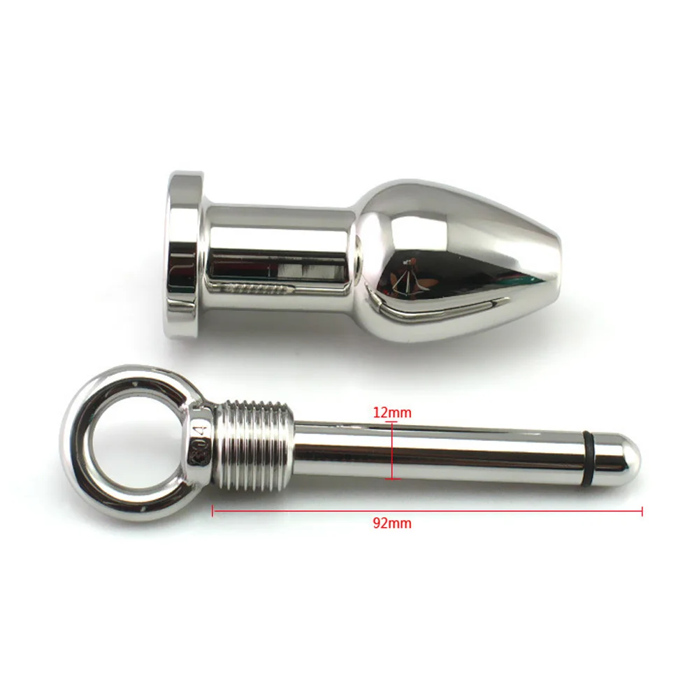 Ажурная Анальная пробка из нержавеющей стали Фетиш-разветвитель для стимуляции