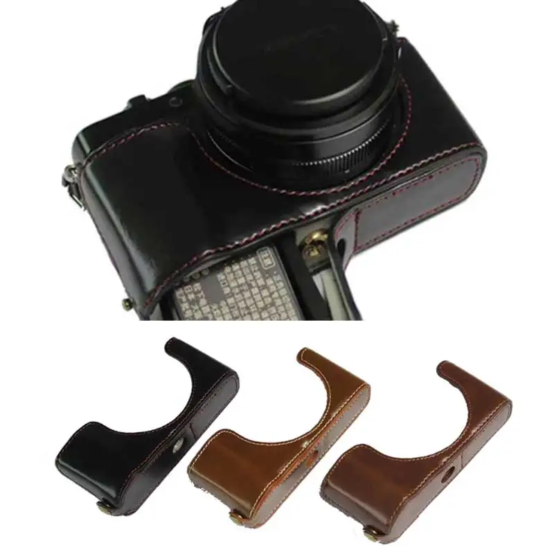 Чехол накладка из искусственной кожи для Panasonic LUMIX чехол на половину корпуса LX100 M2