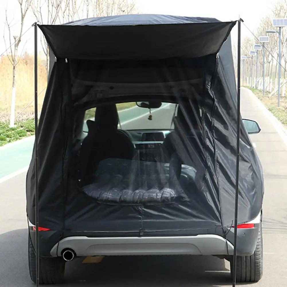 

Car Trunk Tent SUV Self-Driving Tent Tail Extension Sunshade Oxford Cloth Waterproof UV Portable Rainproof Tourist Camping Tent