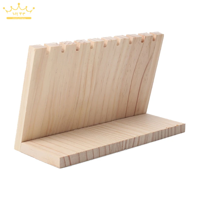 

Solid Wood L Plate Necklace Storage Shelf Household Jewelry Rack Necklace Jewelry Display Rack