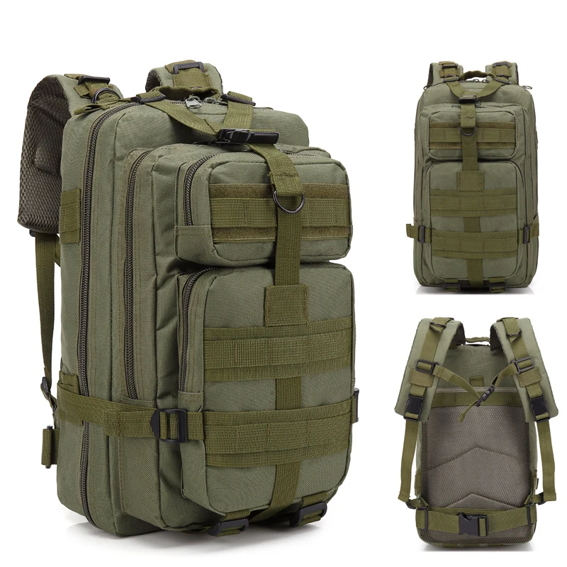 

Hot Sale Outdoor Men Nylon Tactical Military Army 3p Backpack MOLLE Trekking Camping Hiking Sport Travel Camouflage Backpack