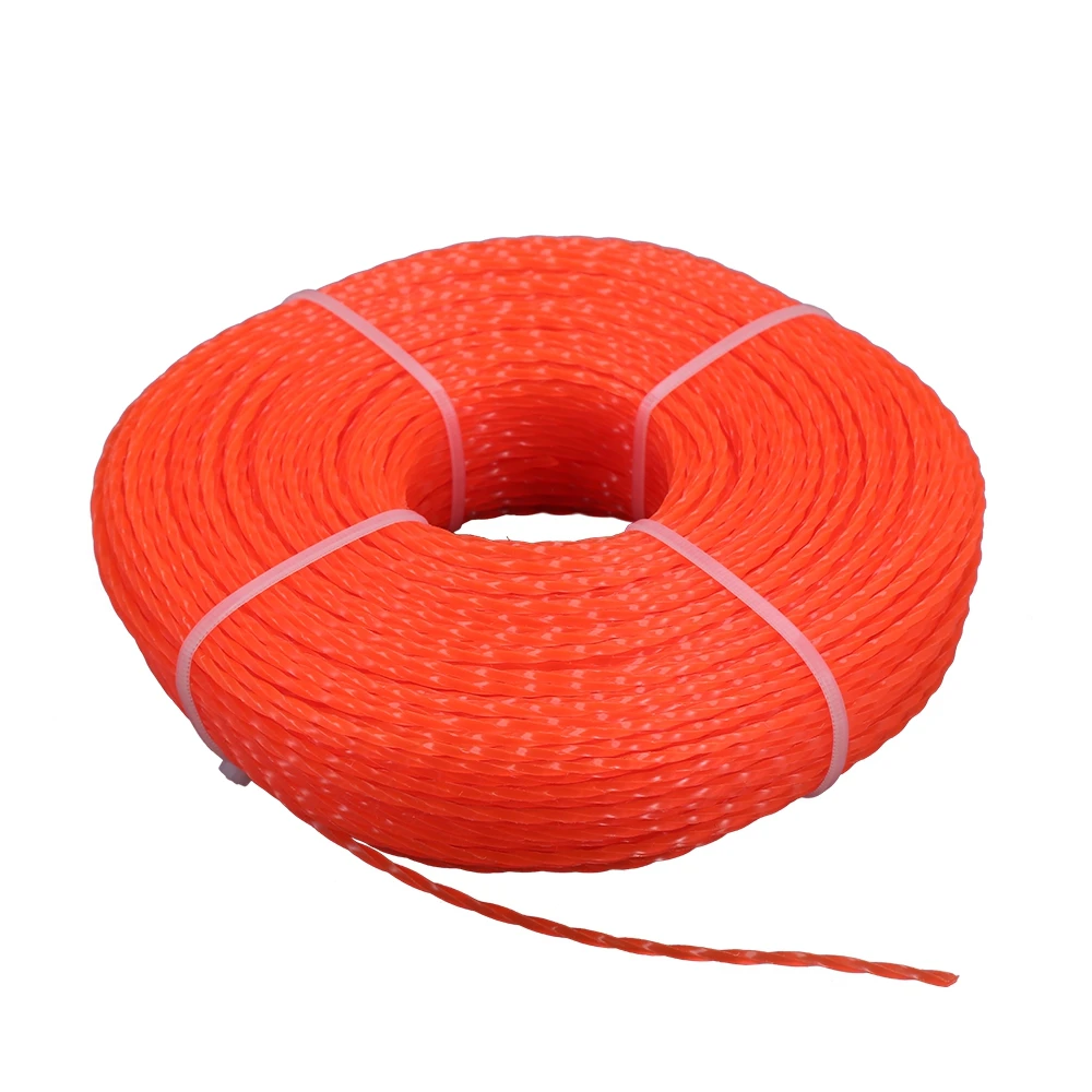 Леска 2 4 мм * 100 м нейлоновая леска Простая установка проволока для кустореза