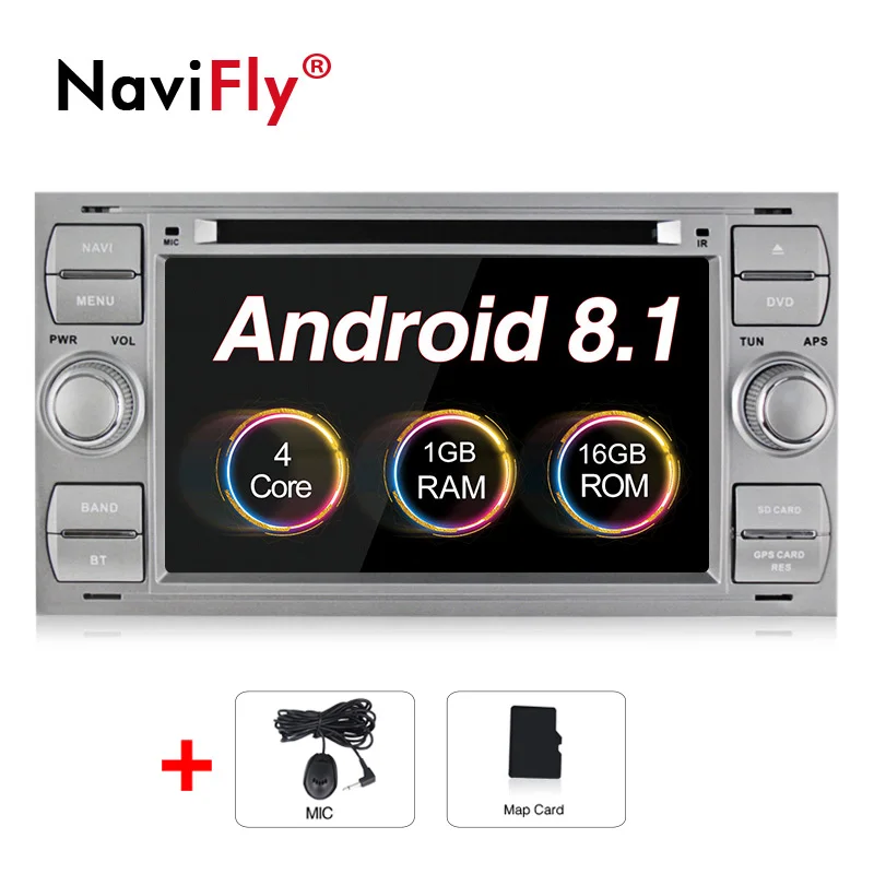 Android 9,0 Автомобильный мультимедийный DVD плеер для Ford Focus Kuga транзит с WI-FI BT gps навигации радио TDA7851 3g - Цвет: model