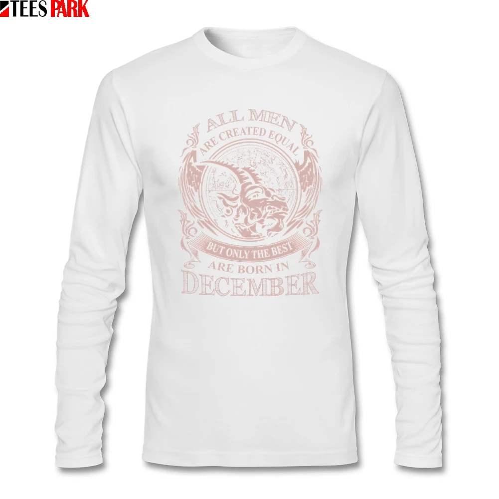 Все мужчины созданы равномерно но только лучшие Родят в декабре футболки мужские