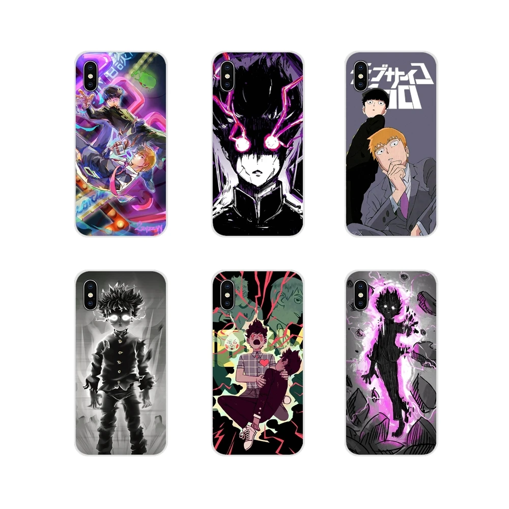 Прозрачный чехол из термополиуретана с мешок Mob Psycho (милый чудак 100 аниме для HTC One