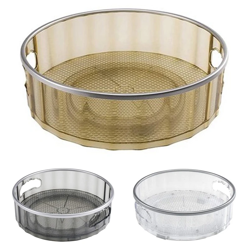 

Storage Cabinet-Organizer Drain Rack Turntable Cosmetic Rotation Tray 360 Spice Kitchen Plate Spice-Jar
