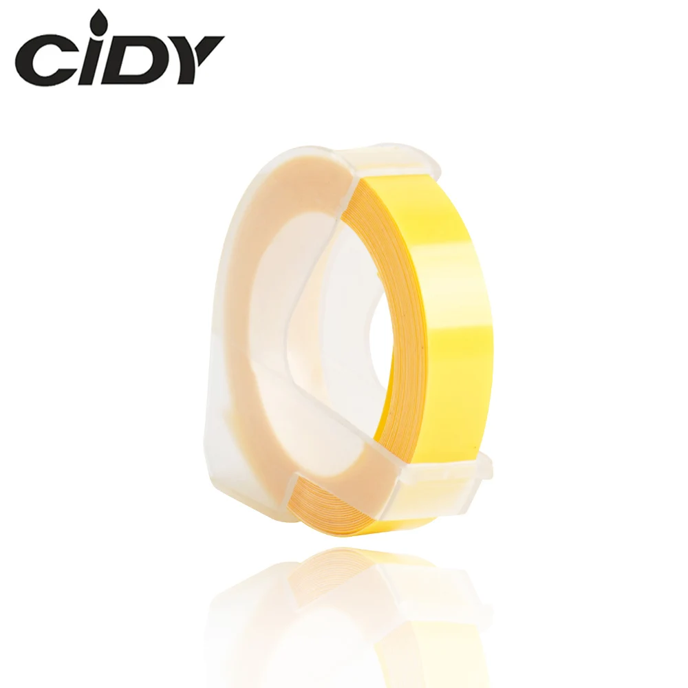 CIDY 1 шт. светло желтого цвета совместимый с DYMO 1610 12965 изготовитель этикеток 3D