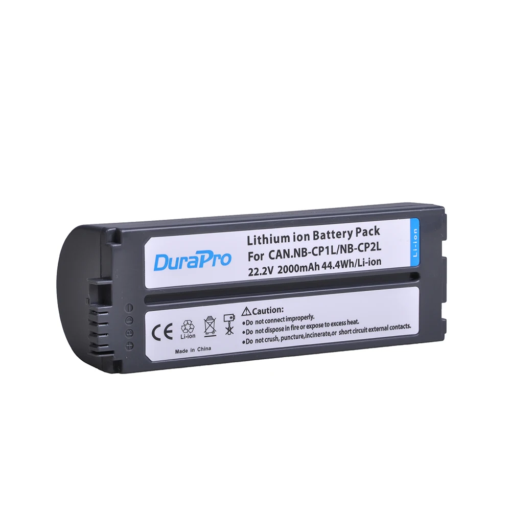 2000mAh Replacement Battery with Charger for Canon NB-CP1L NB-CP2L, SELPHY CP1300, Cp1200, CP100, CP220, CP300, CP800, CP400