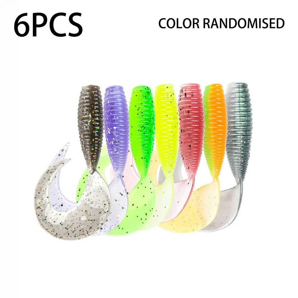 

Мягкая червь Jerkbait SL00229 6 шт./лот 7,5 см 5,4 г искусственная приманка универсальные рыболовные приманки профессиональные аксессуары для рыбы