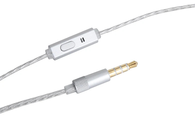 Замените аудиокабель с микрофоном для наушников вкладышей|Аксессуары наушников|