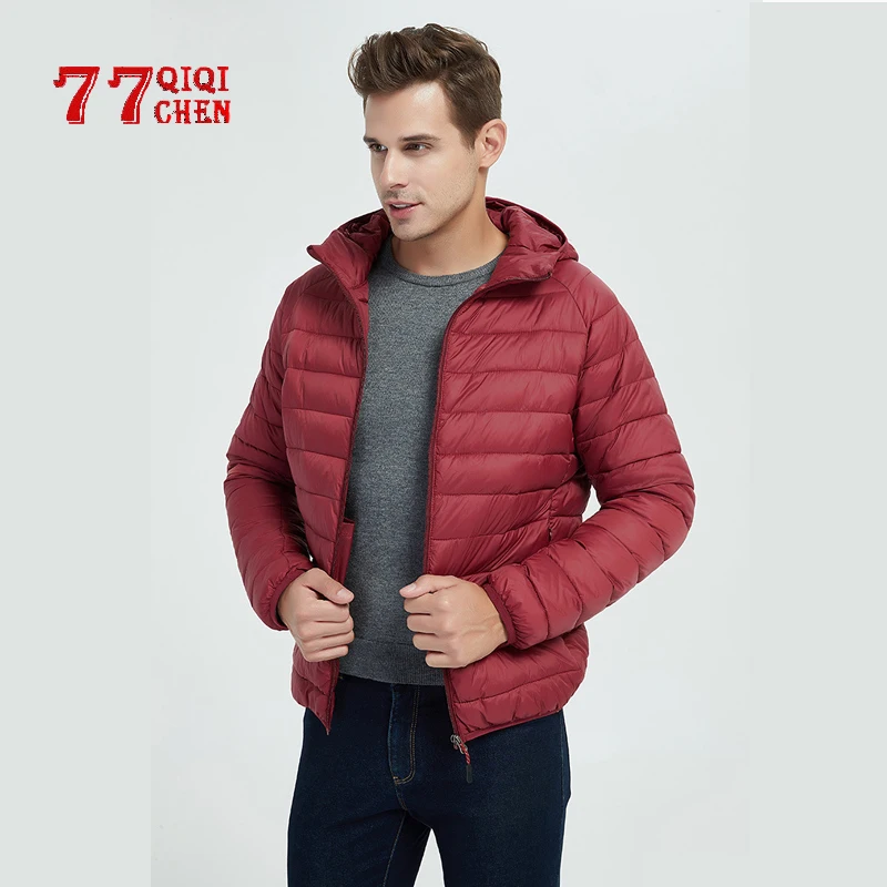 Ультралегкая тонкая Хлопковая мужская куртка новинка 2020 осенне зимнее тонкое
