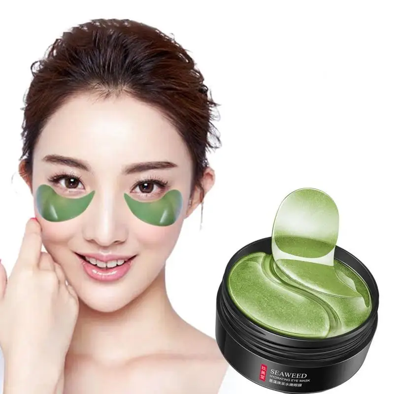

60pcs Seaweed Eye Mask Nourishing Moisturizing Hydration Eye Patches Anti-puffiness Remove Dark Dircles Wrinkle Eye Skin Care