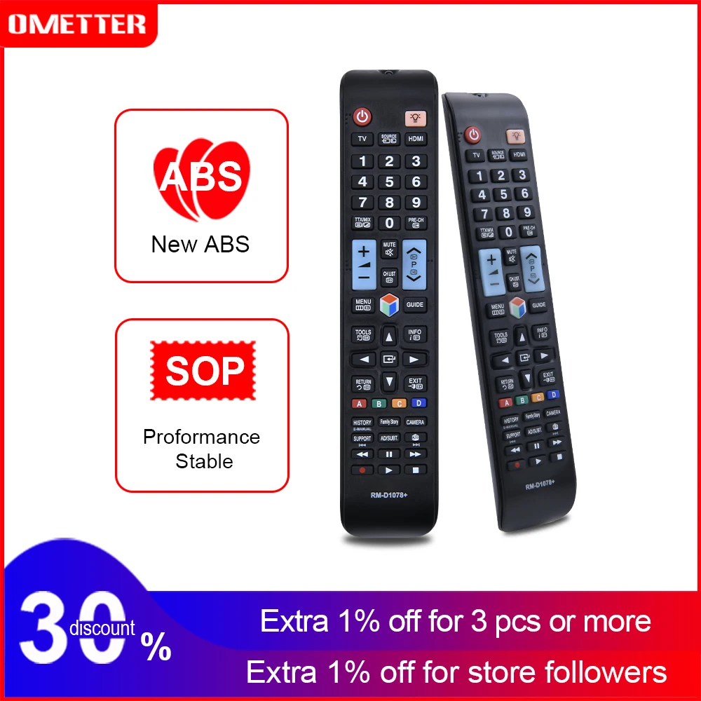 

RM-D1078+ Universal Smart Remote Control Controller For Samsung AA59 BN59 Series 3D Smart TV LCD LED TV common Remote Controller