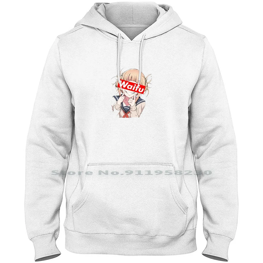 

Толстовка с капюшоном Waifu для мужчин и женщин, пуловер, свитер, большие размеры 6XL, хлопковый, милый аниме Senpai Kawaii манга Me