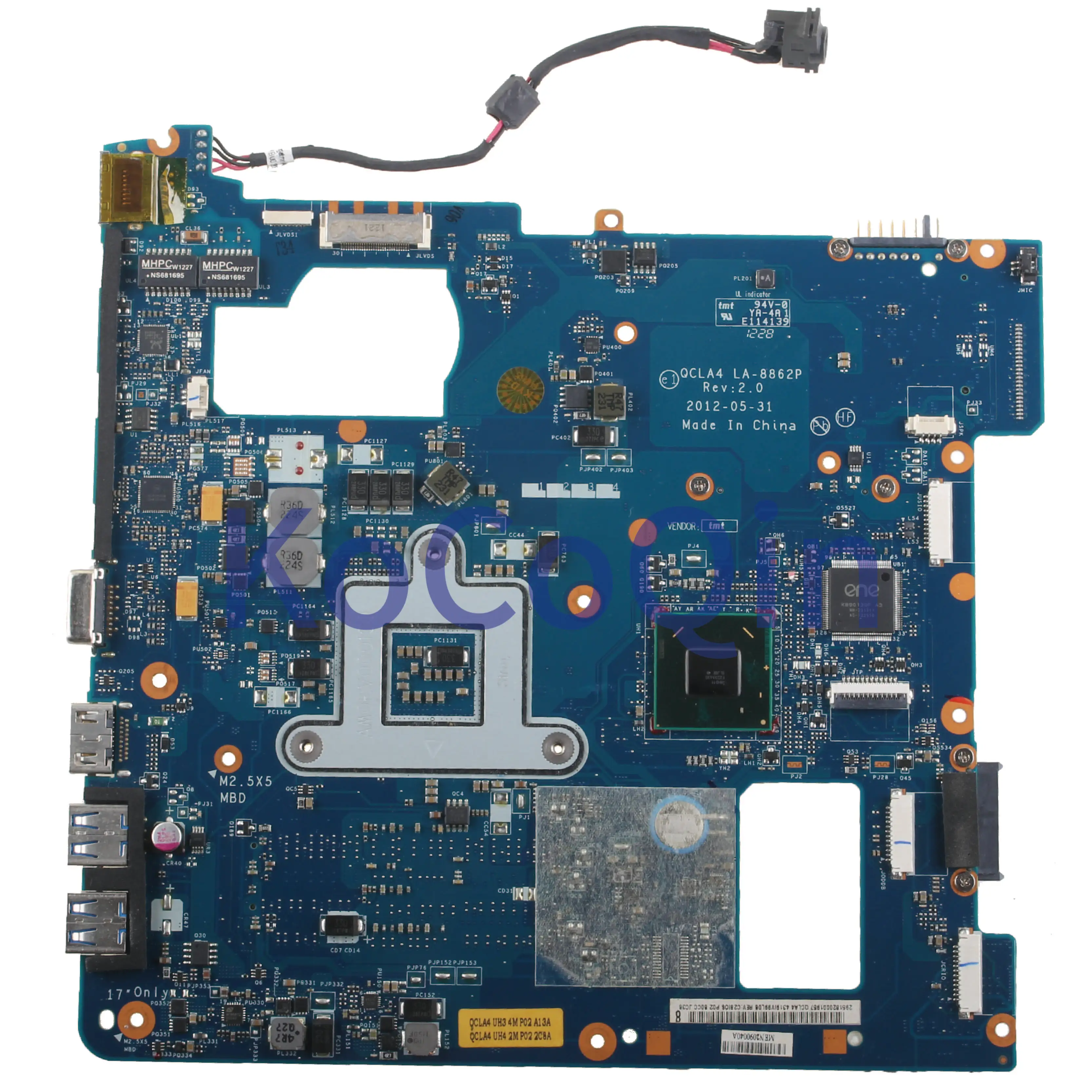 KoCoQin ноутбук материнская плата для Samsung NP350V5C NP350V5X SLJ8E материнская плата QCLA4 LA-8862P BA59-03535A BA59-03535B