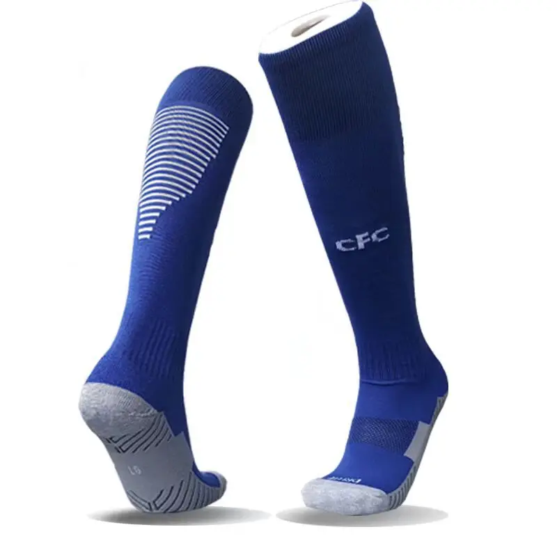 Футбольные носки толстые теплые для футбола гольфы со шлейфом спортивные