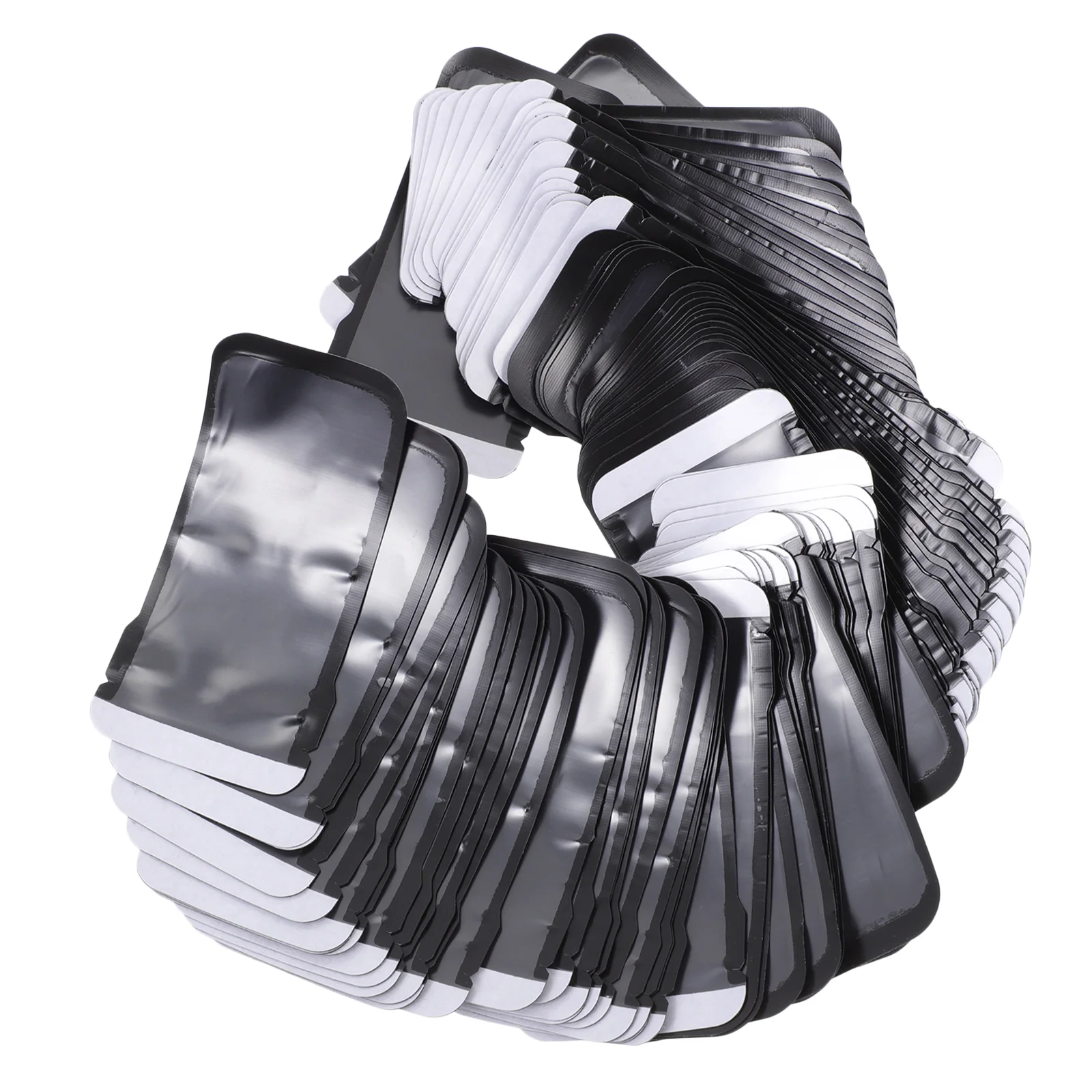 

100pcs Bags Simple X-ray Film Pouches Tooth X-ray Barrier Bags (Black)
