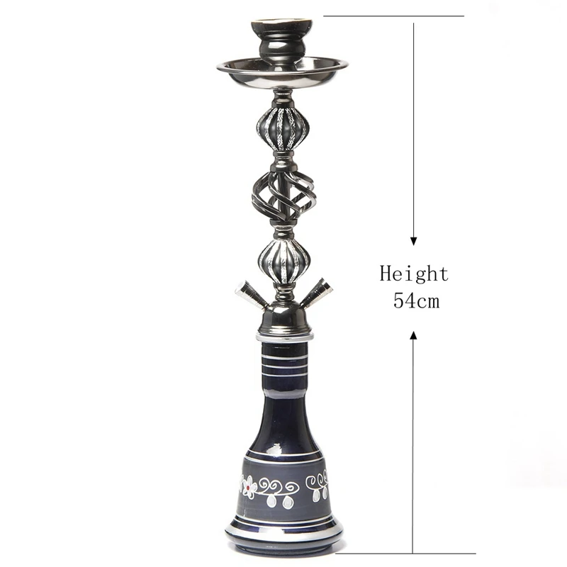 

12pcs Whole case sale Factory price 54cm middle size shisha Hookah set for arabian bar
