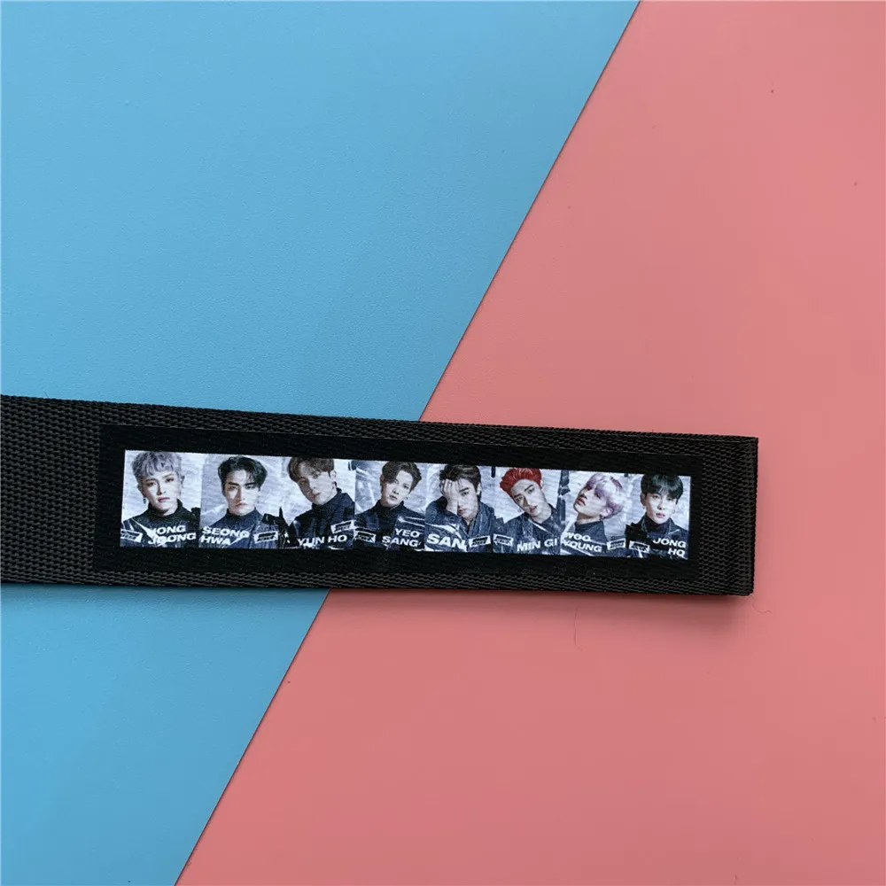 

ATEEZ JONGHO Letter Printed Keychain ATINY Bag Accessories