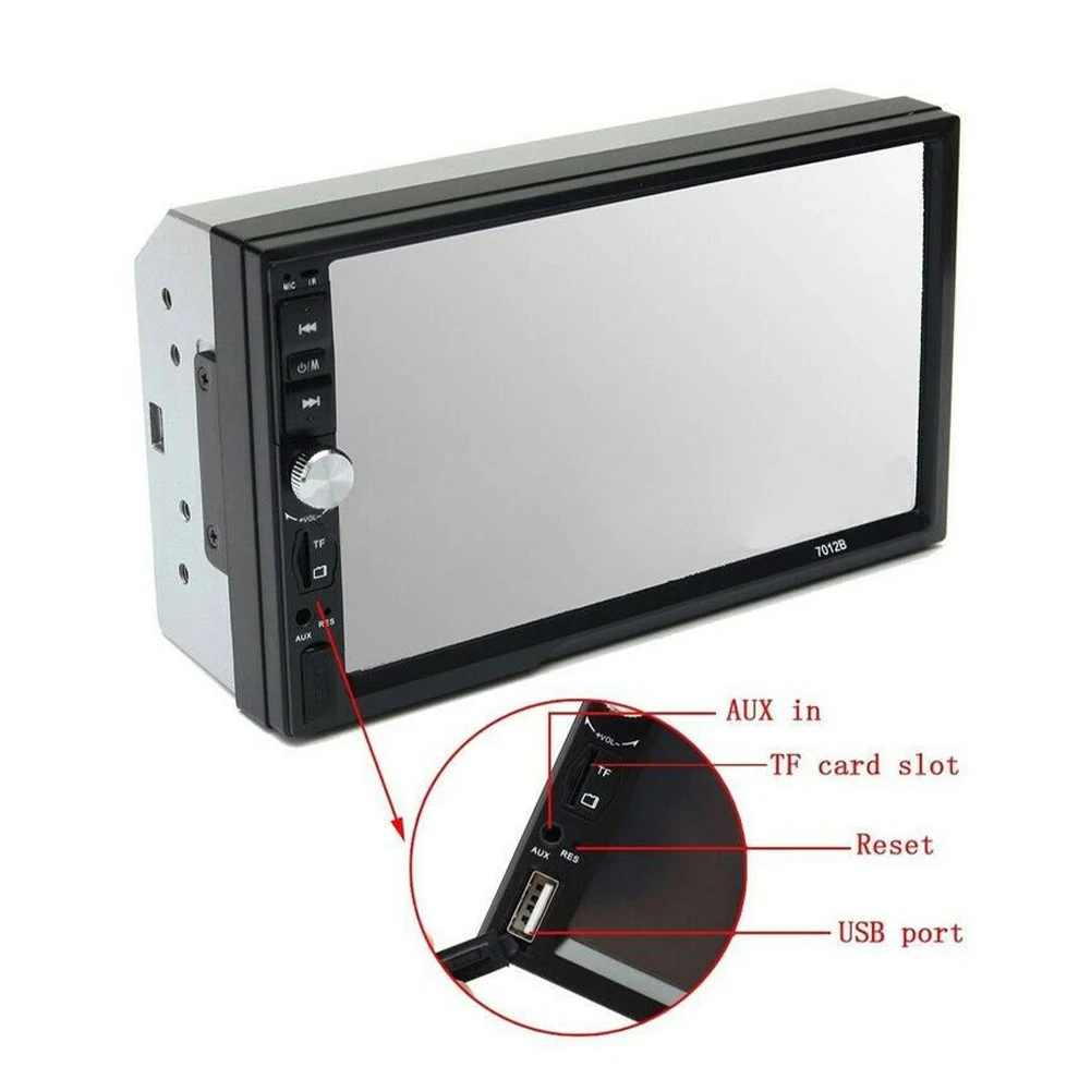 Автомобильный MP5 плеер с сенсорным экраном 2din стабилизатор 7 дюймов бас и тройной