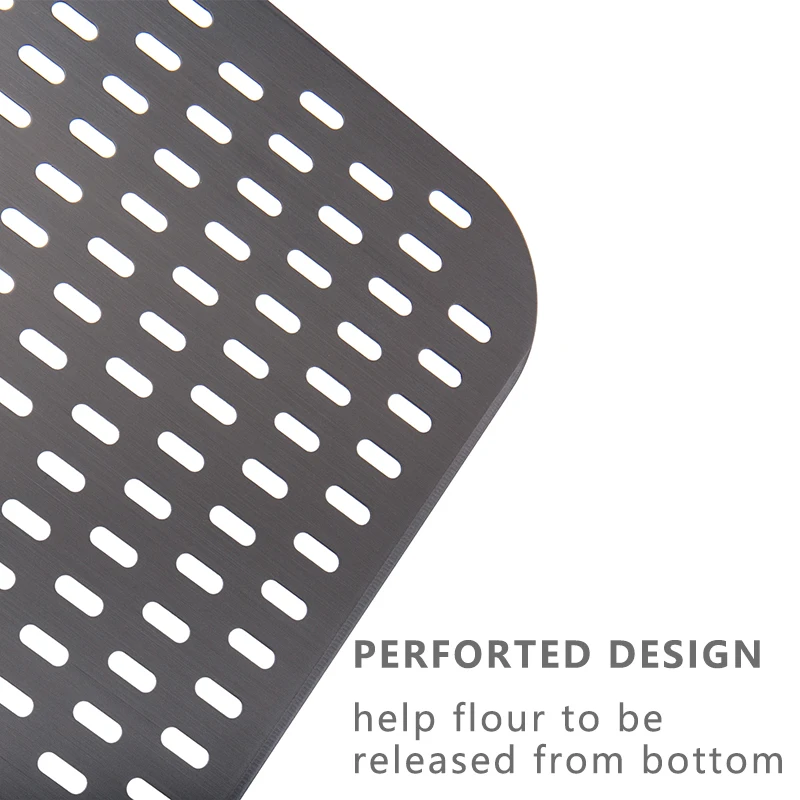 120 см длинная Лопата для пиццы твердая анодированная алюминиевая