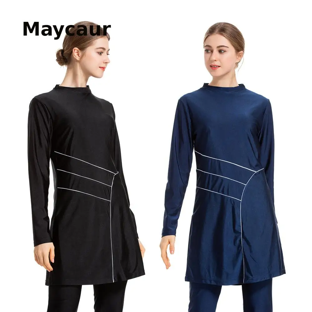 2021 мусульманские купальники Женский скромный хиджаб в стиле пэчворк спортивный