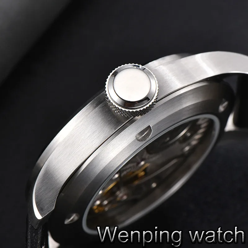 Часы наручные Parnis Мужские механические роскошные светящиеся водонепроницаемые