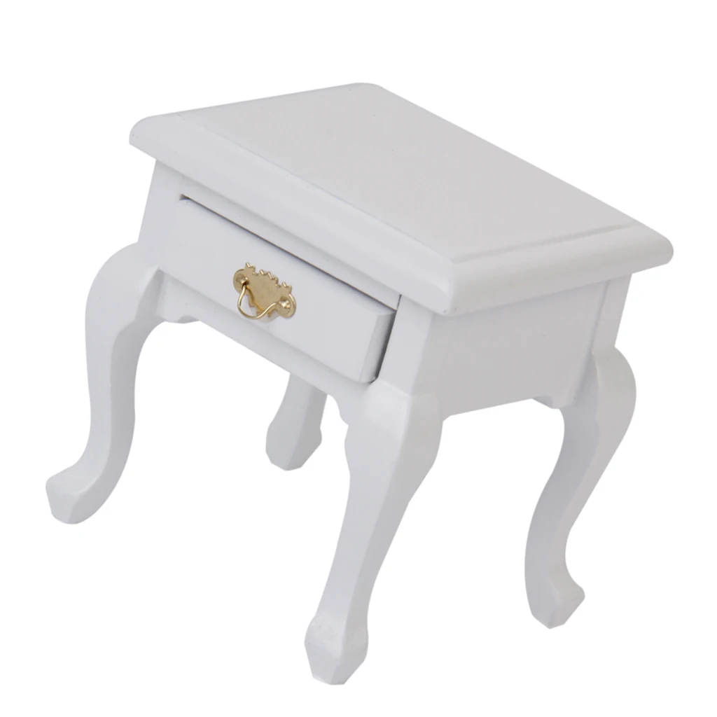 Кукольный домик миниатюрная мебель деревянный Прикроватный ящик тумбочка