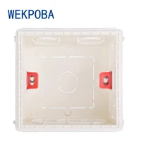 wekpoba mounting box cassette switch socket junction box hidden concealed internal mounting box type 86 white red box