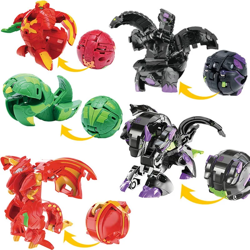 Мяч для трансформации Takara Tomy Battle Bakuten Baku Planet Toy Dragonid Brawler Starter Pack Tops Spinning Game