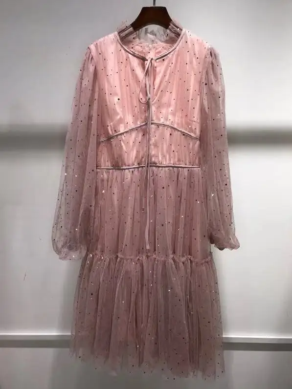 

quality YK12151 High New Fashion Women 2021 spring Luxury famous Brand European Design party style Dress