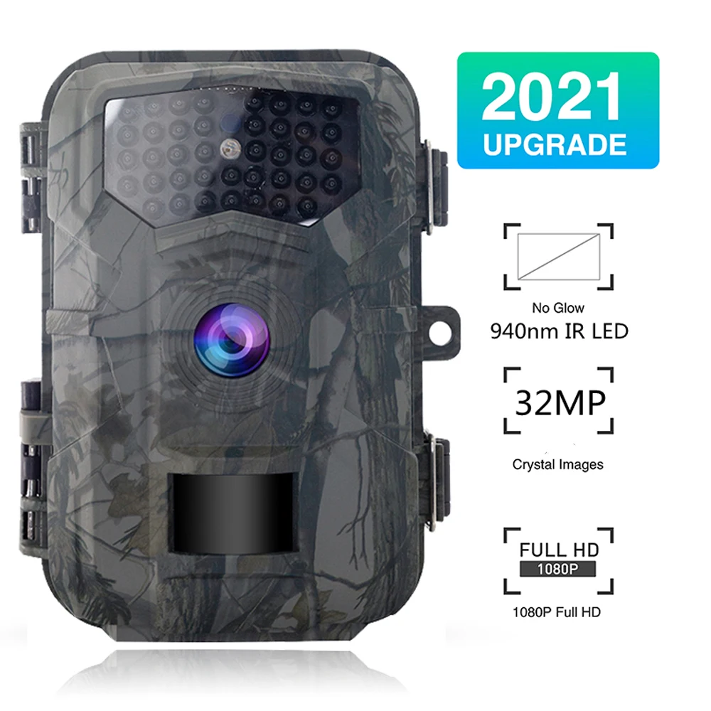 Уличная охотничья камера 4K ловушка HD 32 МП инфракрасная Водонепроницаемая