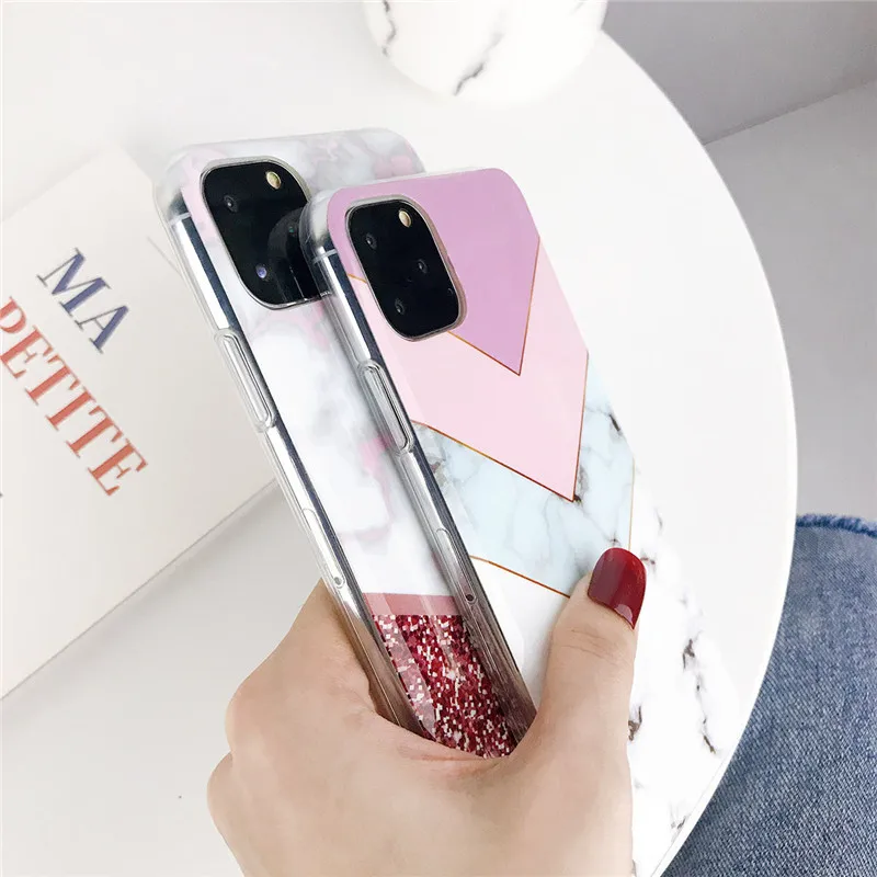 Чехол Lovebay для телефона iPhone XR 11 Pro XS Max 7 8 Plus X Ретро мраморный матовый мягкий