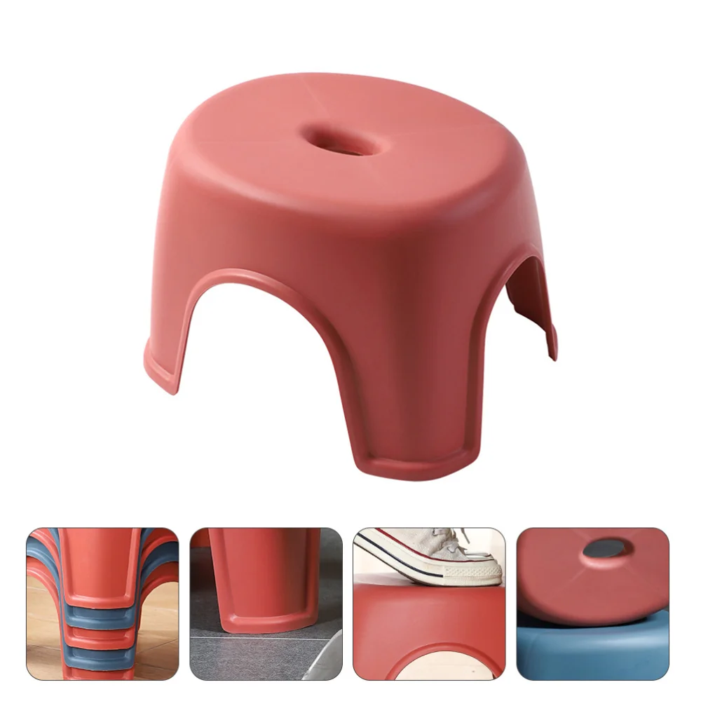 

1pc Home Kids Stool Non-slip Low Stool Home Footstool Household Small Stool