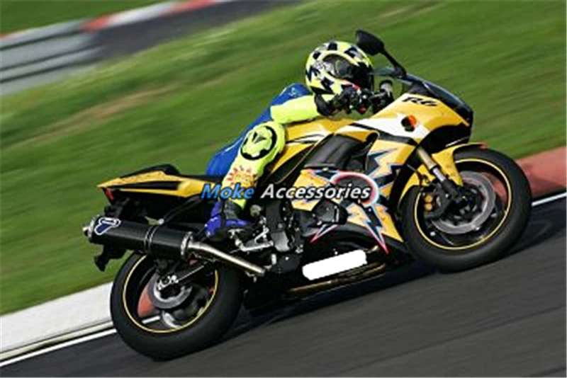 

Motorcycle Fairings Kit Fit For Yzf R6 2003 2004 2005 Bodywork Set High Quality Abs Injection Yellow Black