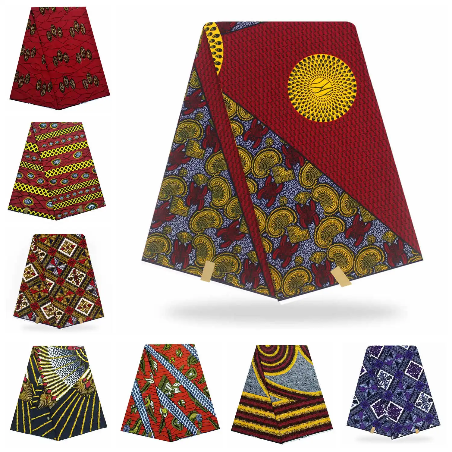 

Ankara Wax Material Print 100% Cotton 2020 African pagne Wax Fabric Direct Selling Veritable Sales New Veritable Wax 6yard/lot