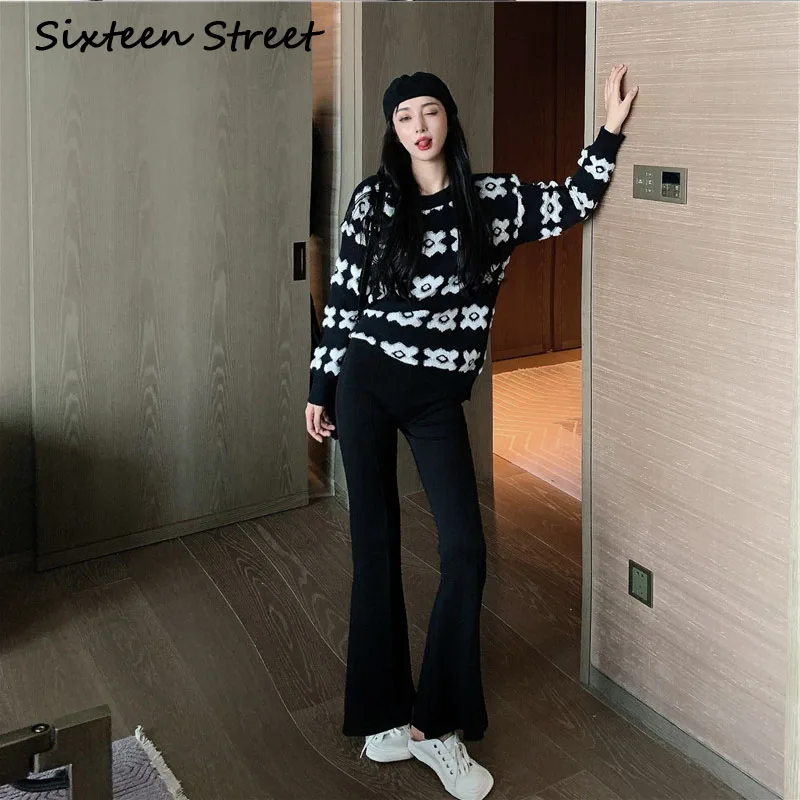 

Ladies Ankle Length Pants Autumn Woman Casual Elegant Office Lady Flare Pants Y2k Spring High Waist Korean Fashion Gray New 2020