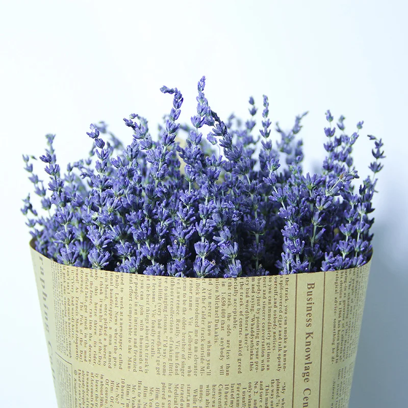 

80g Natural Dried Flower Lavender Bouquets High-Quality Artificial Plants For Aesthetic Room Balcony Party Wedding Decoration