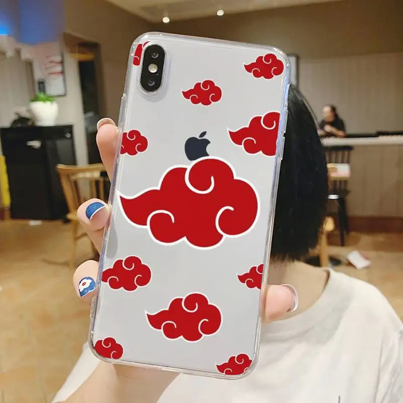 

Naruto logo sign eyes Phone Case Transparent soft For iphone 5 5s 5c se 6 6s 7 8 11 12 plus mini x xs xr pro max