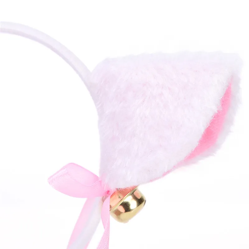 Lovely Night Party Club Bar Decorate Headbands Plush Cat Fox Fur Ear Hairband Girls Anime Cosplay Costume Cat Ear Hairwear New