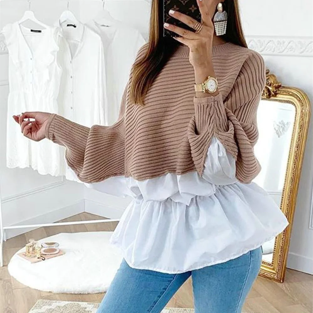 Блузка с рукавами летучая мышь|Блузки| |